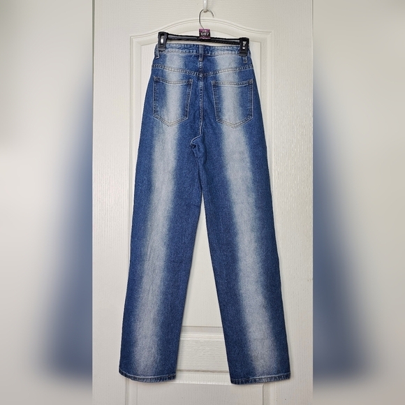 Womens Bailey Rose Jeans Oversized Washed Denim Pants XS NWT - Picture 5 of 9